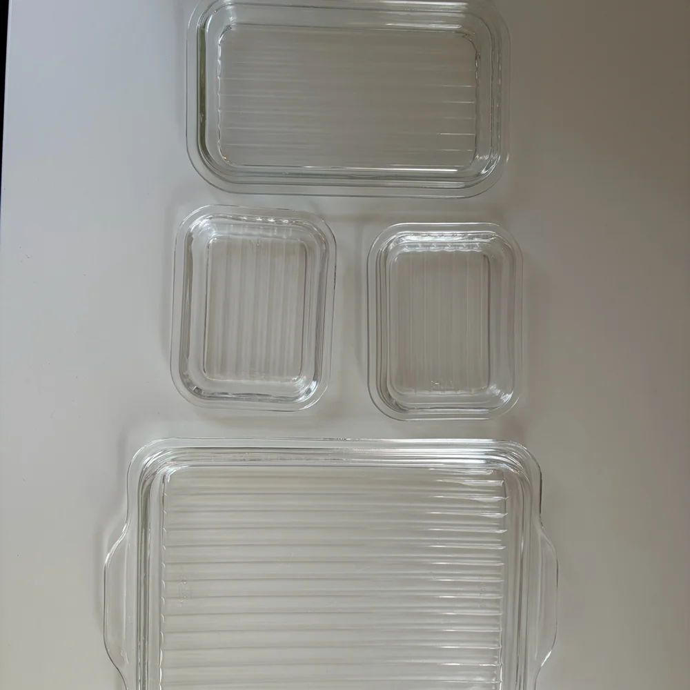 Pyrex Refrigerator Set Horizon Blue